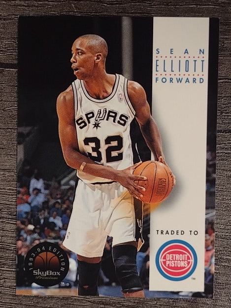 1993-94 SkyBox Premium #164 Sean Elliott