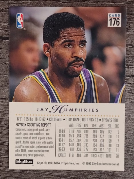 1993-94 SkyBox Premium #176 Jay Humphries