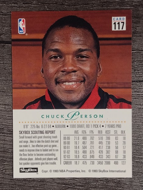 1993-94 SkyBox Premium #117 Chuck Person
