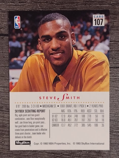 1993-94 SkyBox Premium #107 Steve Smith