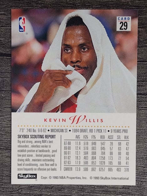 1993-94 SkyBox Premium #29 Kevin Willis
