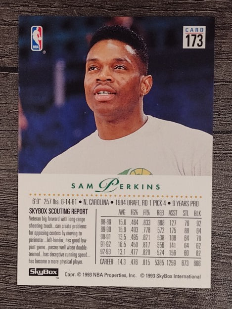 1993-94 SkyBox Premium #173 Sam Perkins