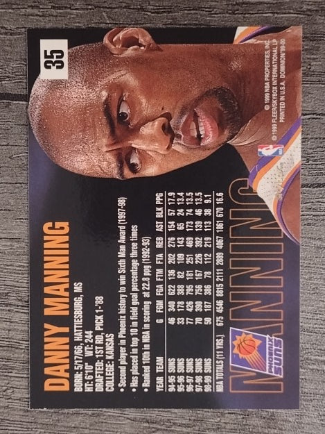 1999-00 SkyBox Dominion #35 Danny Manning