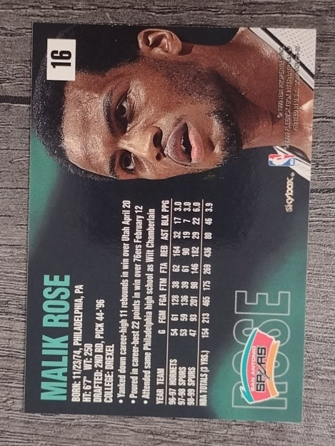 1999-00 SkyBox Dominion #16 Malik Rose
