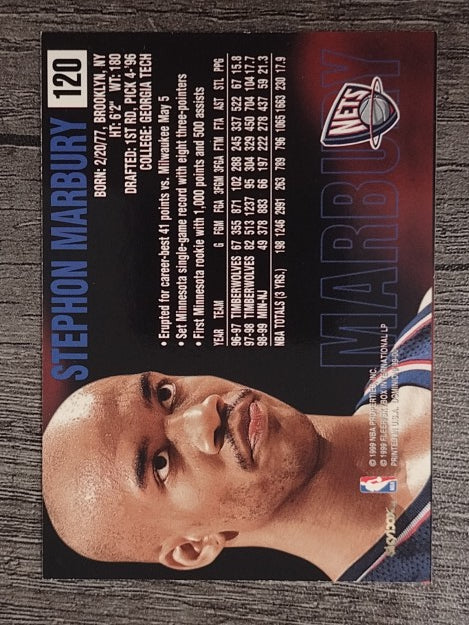 1999-00 SkyBox Dominion #120 Stephon Marbury