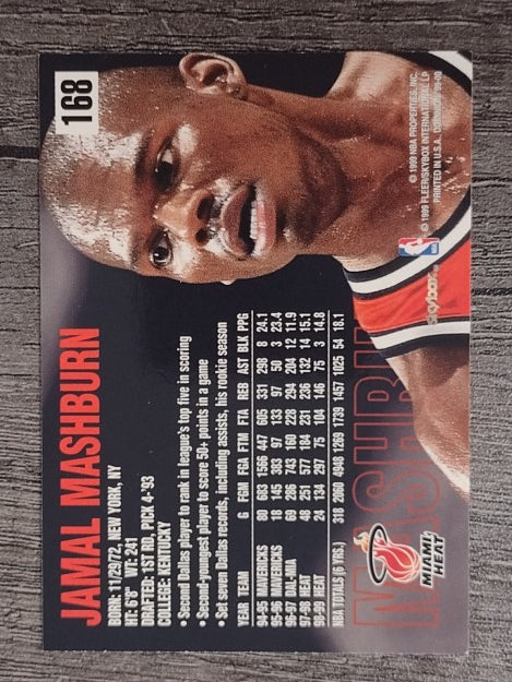 1999-00 SkyBox Dominion #168 Jamal Mashburn