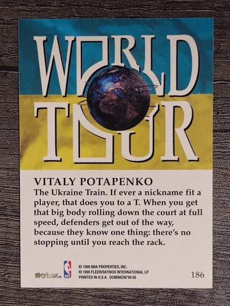 1999-00 SkyBox Dominion #186 Vitaly Potapenko WT