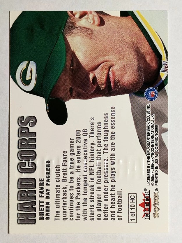 2000 SkyBox Dominion Hard Corps #1 Brett Favre