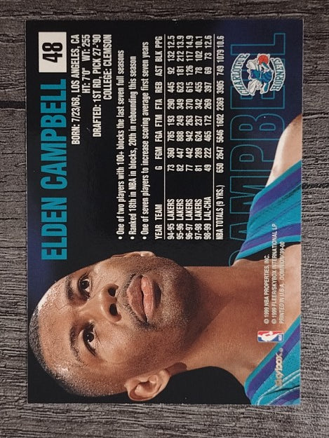 1999-00 SkyBox Dominion #48 Elden Campbell