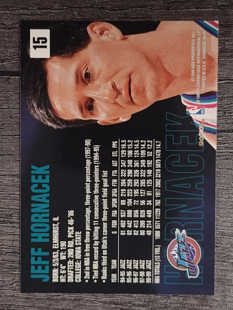 1999-00 SkyBox Dominion #15 Jeff Hornacek