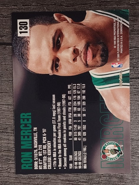 1999-00 SkyBox Dominion #130 Ron Mercer