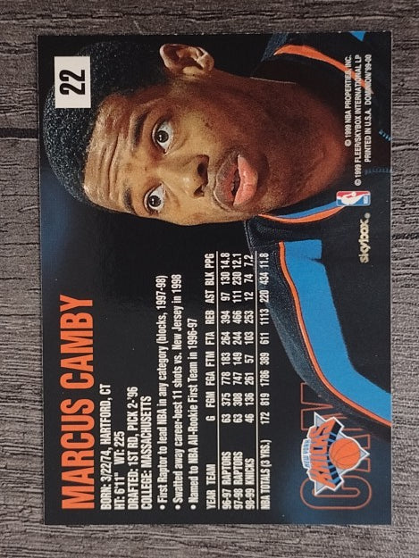 1999-00 SkyBox Dominion #22 Marcus Camby