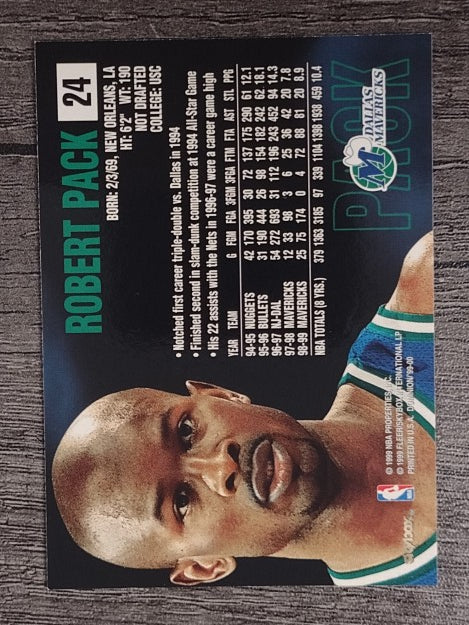 1999-00 SkyBox Dominion #24 Robert Pack