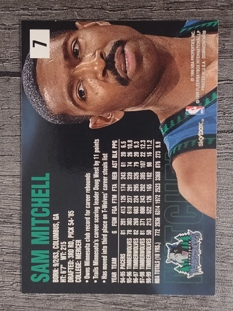 1999-00 SkyBox Dominion #7 Sam Mitchell