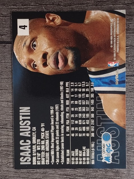 1999-00 SkyBox Dominion #4 Isaac Austin