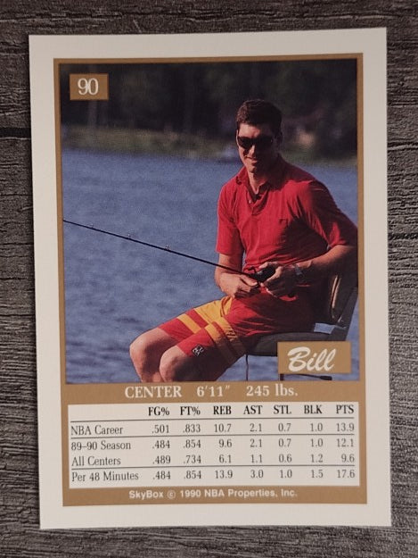 1990-91 SkyBox #90 Bill Laimbeer
