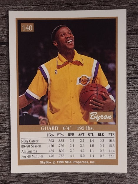 1990-91 SkyBox #140 Byron Scott