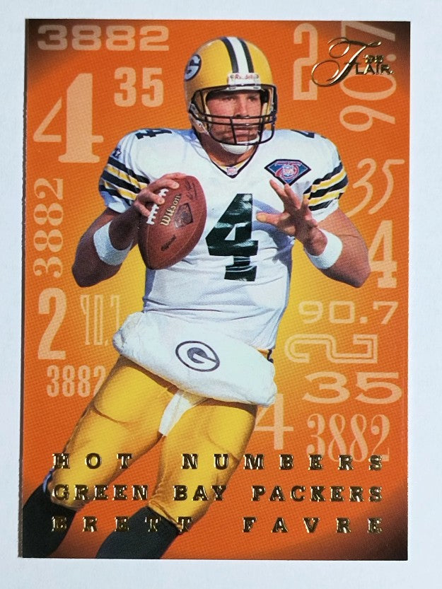 1995 Flair Hot Numbers #6 Brett Favre