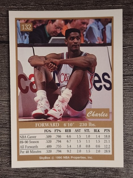 1990-91 SkyBox #132 Charles Smith