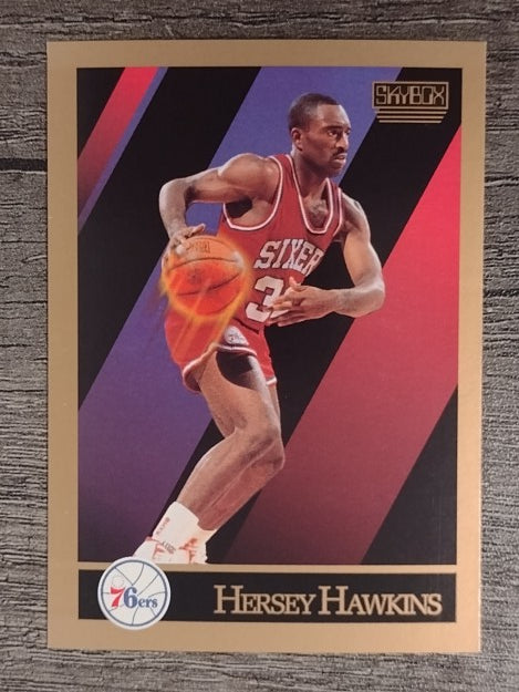 1990-91 SkyBox #216 Hersey Hawkins
