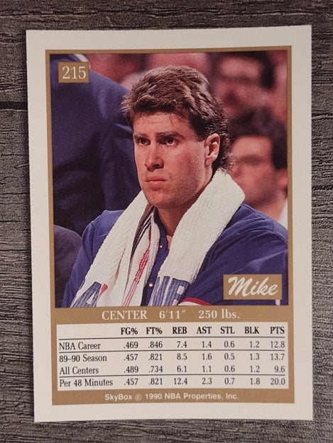1990-91 SkyBox #215 Mike Gminski