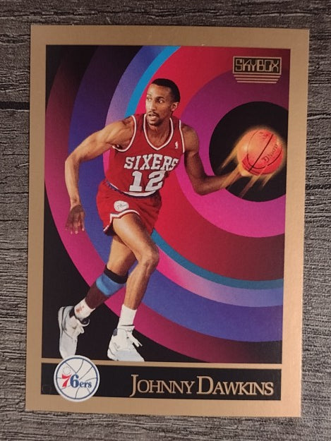 1990-91 SkyBox #214 Johnny Dawkins