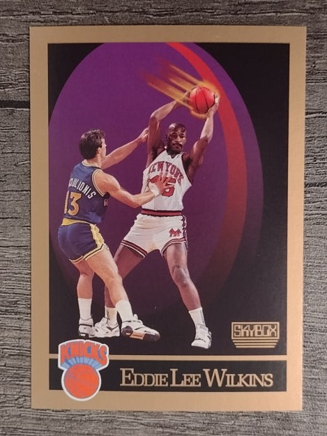 1990-91 SkyBox #196 Eddie Lee Wilkins