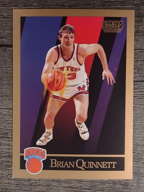 1990-91 SkyBox #192 Brian Quinnett