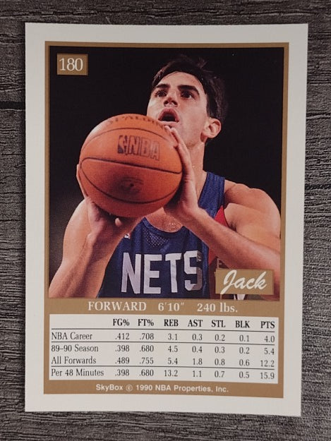 1990-91 SkyBox #180 Jack Haley RC
