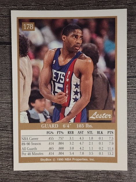 1990-91 SkyBox #178 Lester Conner