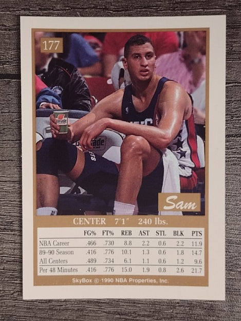 1990-91 SkyBox #177 Sam Bowie