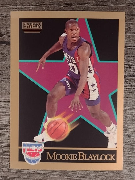 1990-91 SkyBox #176 Mookie Blaylock RC