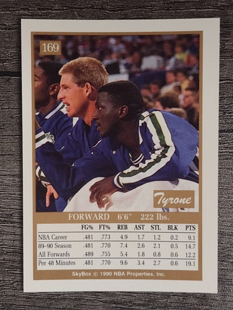 1990-91 SkyBox #169 Tyrone Corbin