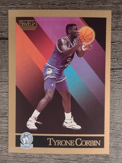 1990-91 SkyBox #169 Tyrone Corbin