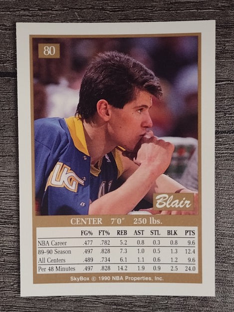 1990-91 SkyBox #80 Blair Rasmussen