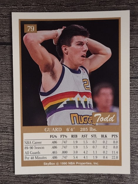 1990-91 SkyBox #79 Todd Lichti RC