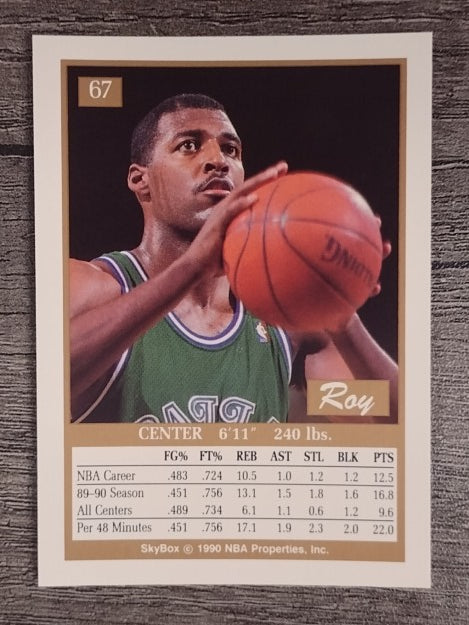 1990-91 SkyBox #67 Roy Tarpley