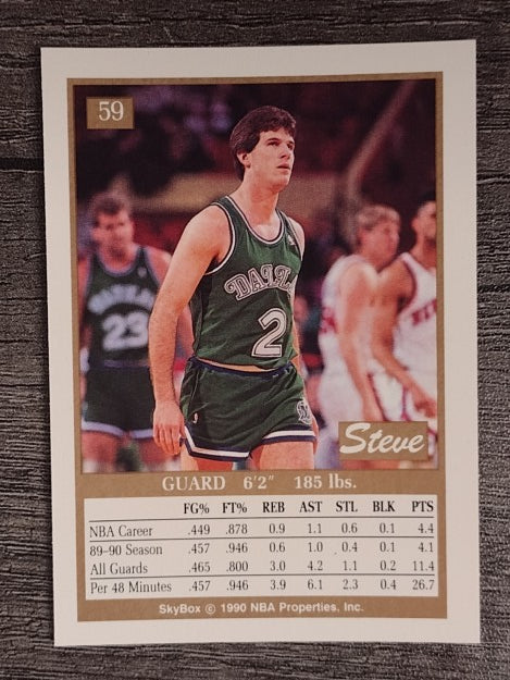 1990-91 SkyBox #59 Steve Alford