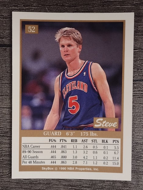 1990-91 SkyBox #52 Steve Kerr
