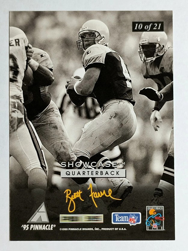 1995 Pinnacle Showcase #10 Brett Favre