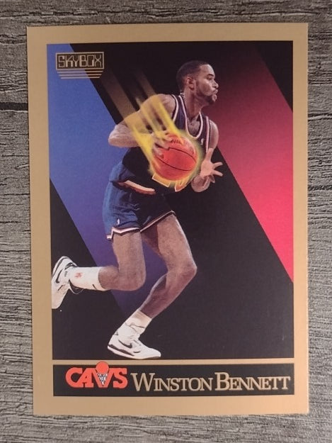 1990-91 SkyBox #48 Winston Bennett