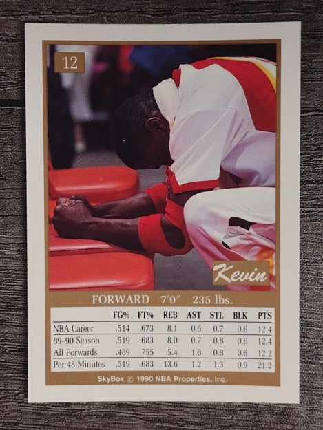 1990-91 SkyBox #12 Kevin Willis