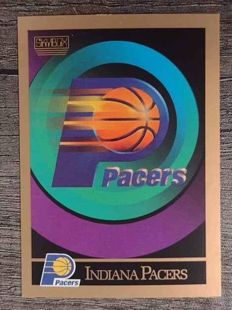 1990-91 SkyBox #338 Indiana Pacers TC