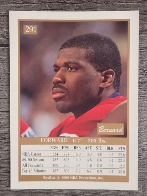 1990-91 SkyBox #291 Bernard King