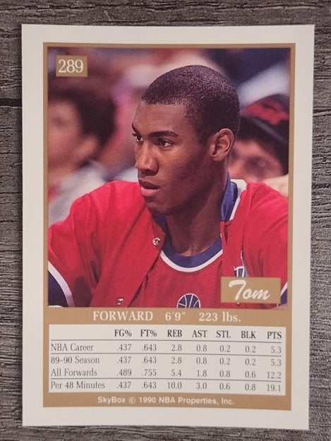 1990-91 SkyBox #289 Tom Hammonds RC