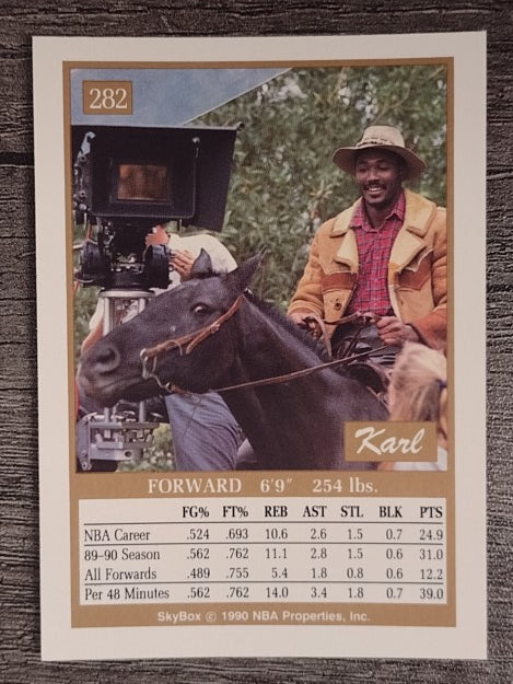 1990-91 SkyBox #282 Karl Malone