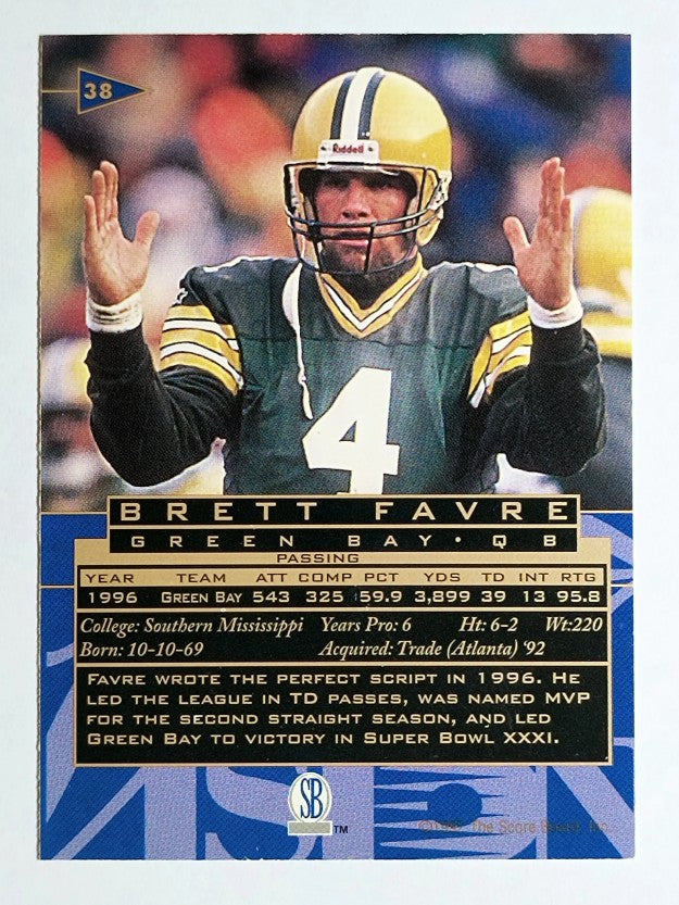 1997 Visions Signings #38 Brett Favre