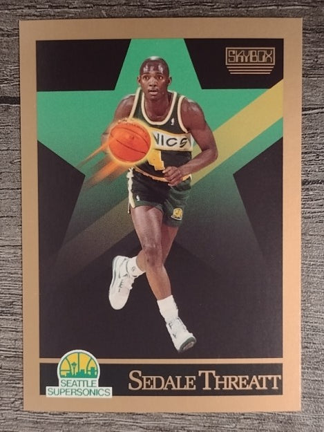 1990-91 SkyBox #273 Sedale Threatt