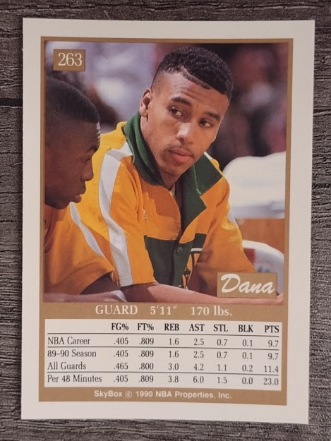 1990-91 SkyBox #263 Dana Barros RC
