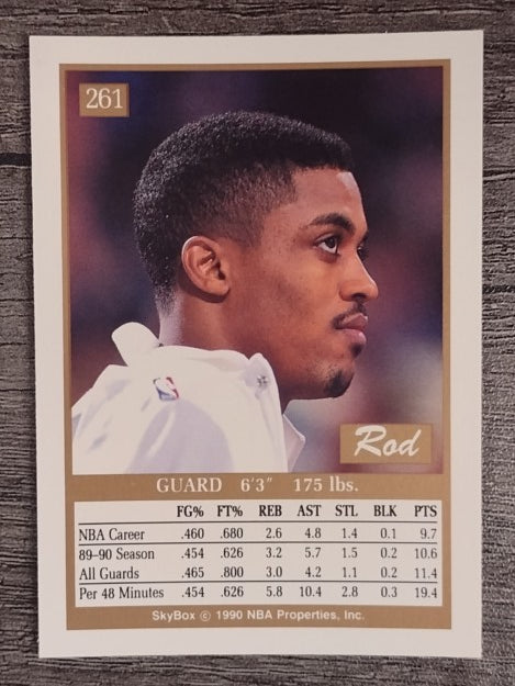 1990-91 SkyBox #261 Rod Strickland